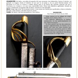 espada de montar tropa de caballera de lnea modelo 1825 jpg 1747674569 1747696188 275x275 - Sabre Militaire Provincial : Histoire et Détails Uniques
