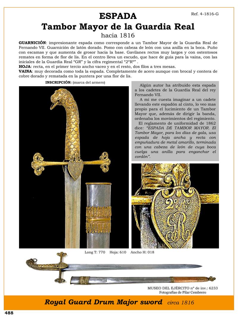 espada de tambor mayor de la guardia real jpg 1747372167 1747393783 - Épée de Tambour Major de la Garde Royale Un trésor historique
