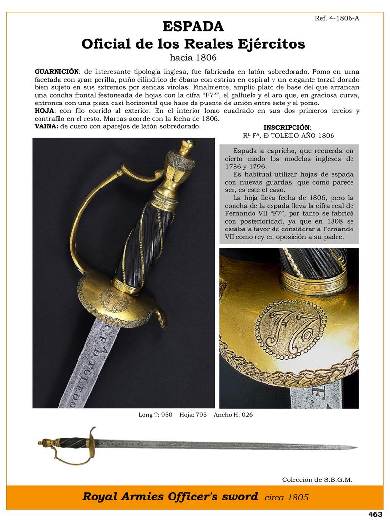 espada jpg 1746832164 1746853785 - Épée Officielle Des Armées Royales : Élégance Et Histoire