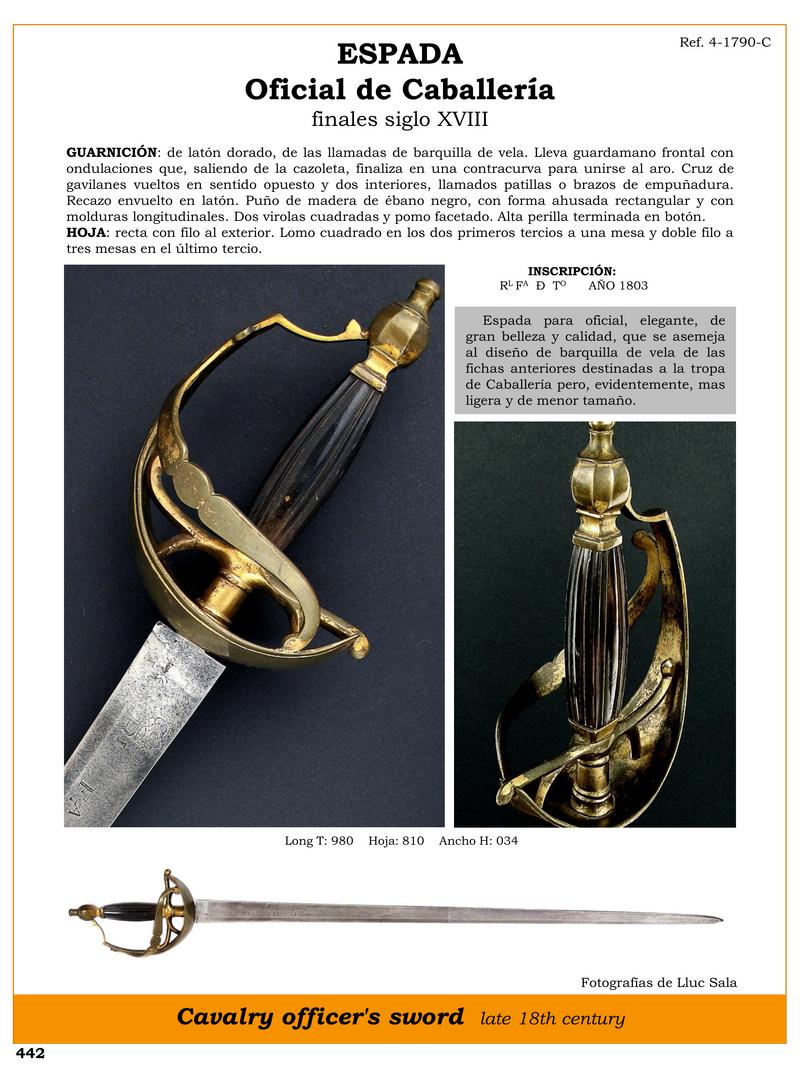 espada oficial de caballera jpg 1746379354 1746379469 - Épée officielle de cavalerie : élégance et qualité du XVIIIe siècle