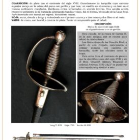 espada oficial de guardias alabarderos siglo xviii jpg 1746227369 1746249098 275x275 - Épée Officielle de Cavalerie : Élégance et Qualité du XVIIIe Siècle