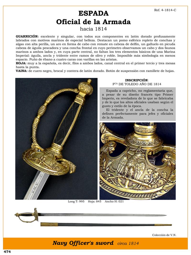 espada oficial de la armada hacia 1814 jpg 1747069769 1747091384 - Épée officielle de la Marine : Élégance maritime de 1814