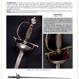 espadin oficial de los reales ejercitos siglo xviii jpg 1746205767 1746227385 275x275 - Espadín De Cazolete : Élégance du XVIIIe siècle en argent