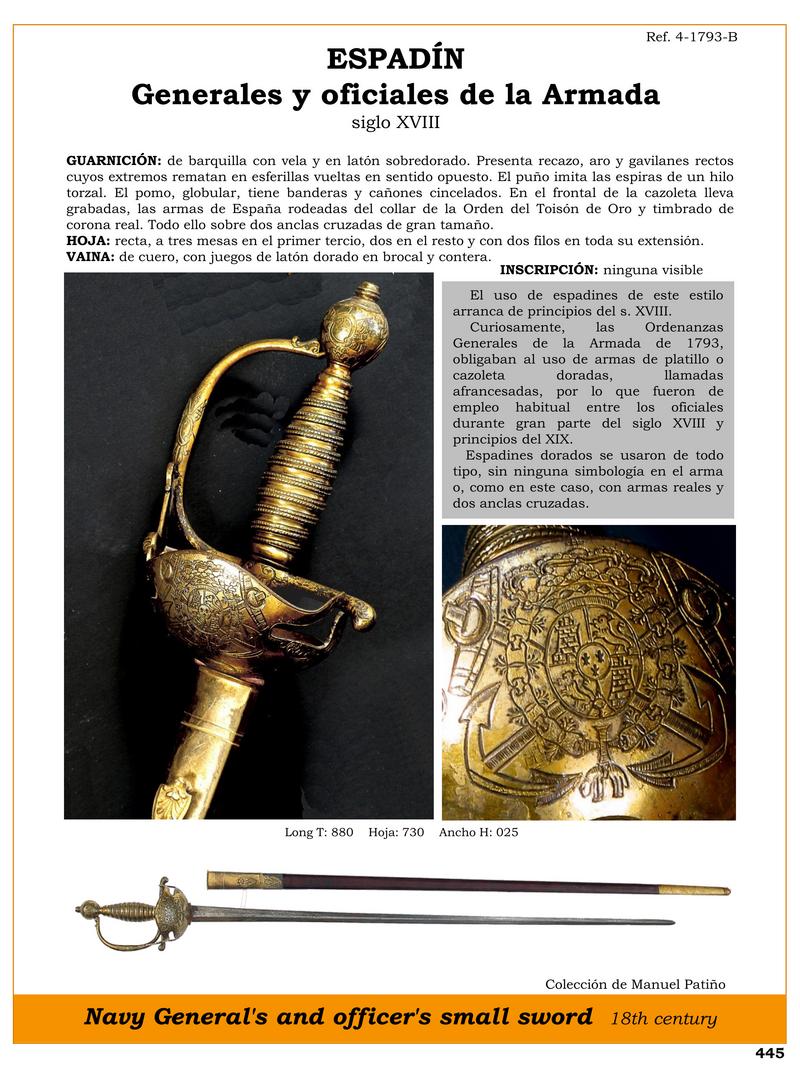 espadn jpg 1746443368 1746464997 - Espadins dorés du XVIIIe siècle : élégance et distinction