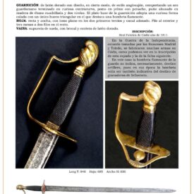 infantry officers saber circa 1811 jpg 1746940169 1746942023 275x275 - Sable d'officier de granadero : un trésor historique 1818