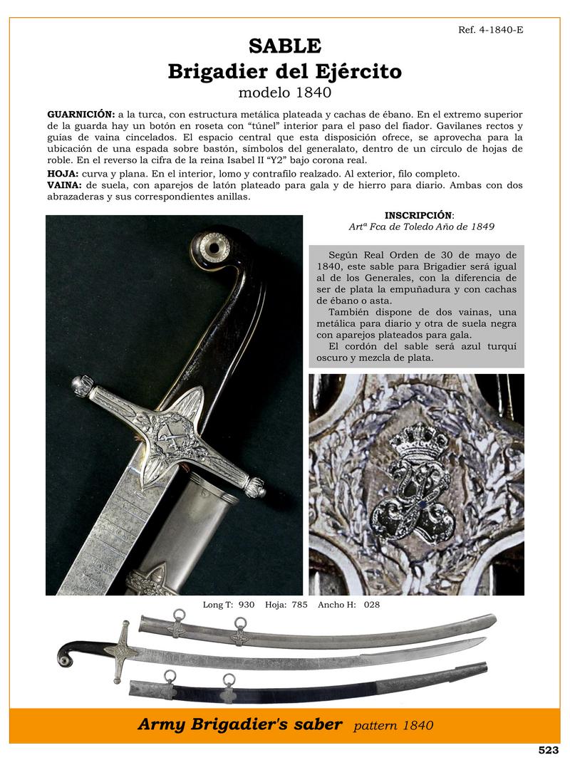 sable brigadier del ejrcito modelo 1840 jpg 1748106570 1748128180 - Sabre Brigadier 1840 : Élégance et Exclusivité Militaire