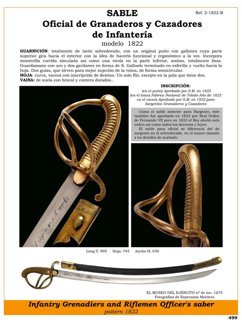 sable jpg 1747609768 1747762100 - Sabre Officiel des Grenadiers 1822 : Design et Exclusivité