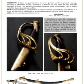 sable oficial de artillera hacia 1842 jpg 1748365768 1748387394 275x275 - Sable d'artillerie 1862 : histoire et détails fascinants