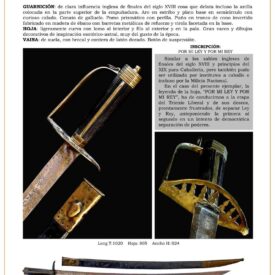 sable oficial de caballera hacia 1812 jpg 1747004965 1747026591 275x275 - Sables Historiques : L'Attrayante Époque des Hussards Espagnols