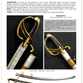 sable oficial de caballera ligera hacia 1820 jpg 1747523365 1747544977 275x275 - Sabre Militaire Provincial : Histoire et Détails Uniques