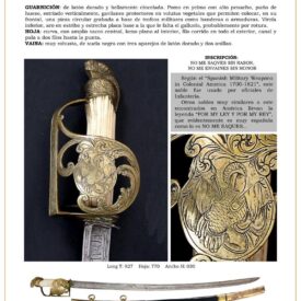 sable oficial de infantera finales siglo xviii jpg 1746508169 1746529801 275x275 - Sable d'officier de granadero : un trésor historique 1818