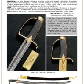 sable oficial de infantera hace 1802 jpg 1746595898 1746616232 275x275 - Sabre Diplomatique d'Isabelle II : Histoire et Design Unique