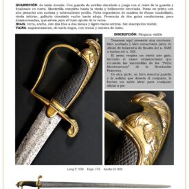 sable oficial de infantera hacia 1800 jpg 1746574552 1746593764 275x275 - Sabre D'Officier D'Infanterie : Un Bijou Historique