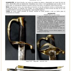 sable oficial de infantera modelo 1841 jpg 1748300964 1748322579 275x275 - Épée de Cavalerie Royale : Histoire et Design 1844
