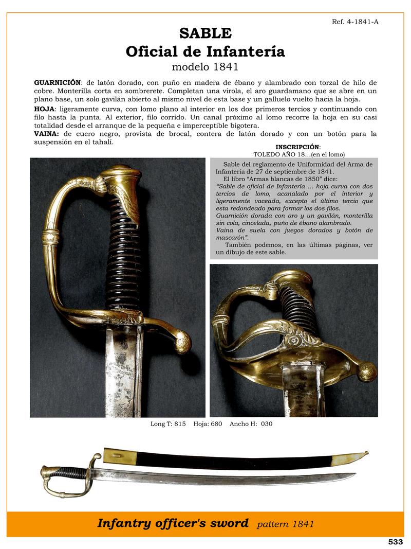 sable oficial de infantera modelo 1841 jpg 1748300964 1748322579 - Sabre Officiel d'Infanterie 1841 : Élégance et Tradition