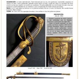 sable oficial de la armada hacia 1806 jpg 1746853767 1746875390 275x275 - Sabre Militaire Provincial : Histoire et Détails Uniques