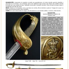 sable oficial de la armada modelo 1844 57 jpg 1748560162 1748571620 275x275 - Sabre d'artillerie 1840 : Histoire et design unique