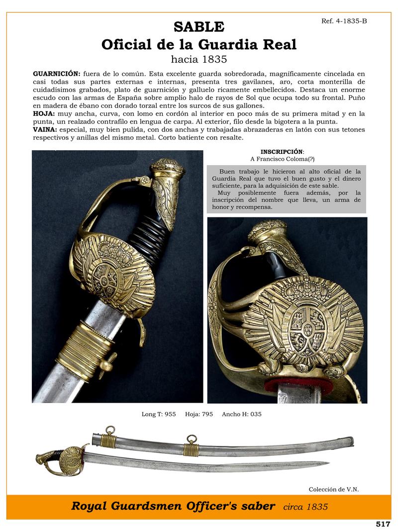 sable oficial de la guardia real jpg 1747998564 1748020193 - Collection Exclusive : Sable Royal avec Design Unique