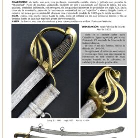 sable tropa de caballera ligera modelo 1815 jpg 1747177764 1747220984 275x275 - Sabre de Cavalerie Légère 1822 : Un Trésor Historique