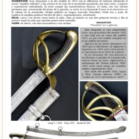 sable tropa de caballera ligera modelo 1822 jpg 1747631367 1747653017 275x275 - Sable de cavalerie légère 1825 : design et fonctionnalité uniques