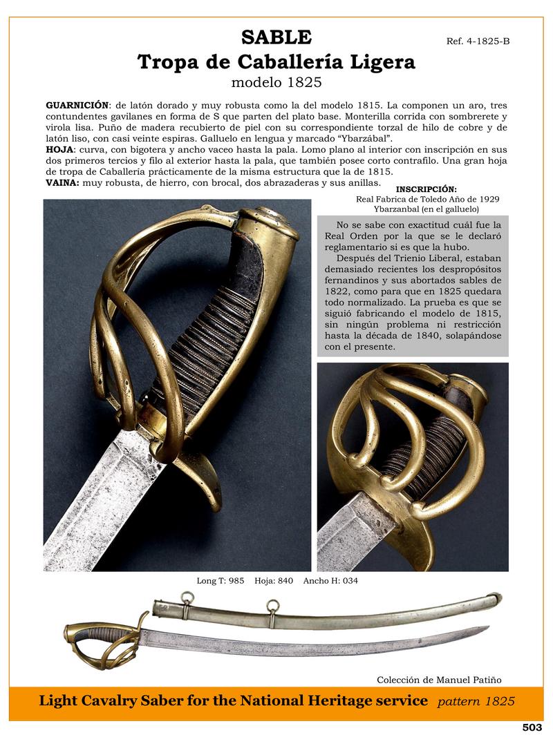 sable tropa de caballera ligera modelo 1825 jpg 1747696167 1747717784 - Sabre de cavalerie légère 1825 : design et détails essentiels