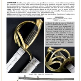 sable tropa de caballera ligera modelo 1840 jpg 1748192967 1748214582 275x275 - Sable d'artillerie monté Modèle 1862 : conception et qualité