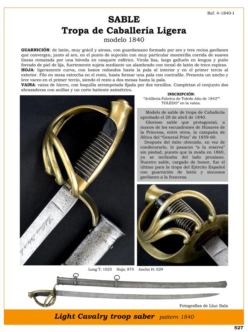 sable tropa de caballera ligera modelo 1840 jpg 1748192967 1748214582 - Sabre de cavalerie 1840 : histoire et caractéristiques uniques