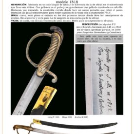 sabre sargentos de granaderos y cazadores de infantera modelo 1818 jpg 1747415369 1747436983 275x275 - Sable d'officier de granadero : un trésor historique 1818