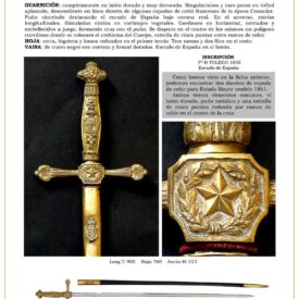 espada de ceir jpg 1749272970 1749273216 275x275 - Épée de cavalerie officielle de l'État-major 1861 : élégance et exclusivité