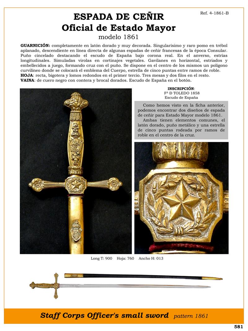 espada de ceir jpg 1749272970 1749273216 - Épée de ceinture 1861 : l'élégance de l'État-major