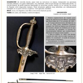espada de ceir jpg 1749445767 1749446029 275x275 - Épée d'officier médical : design exclusif
