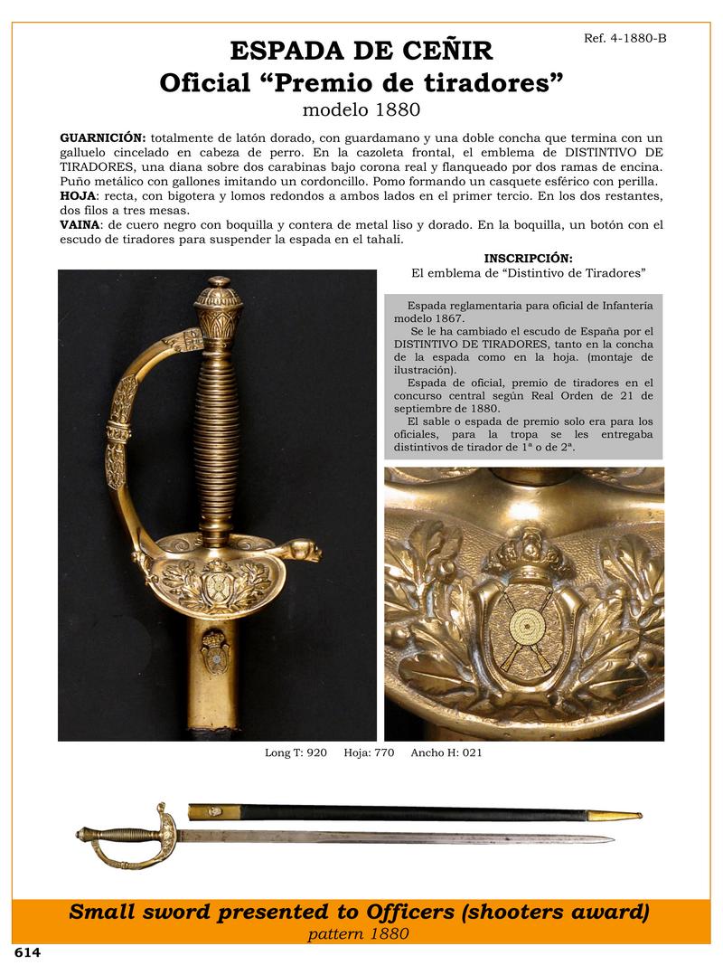espada de ceir jpg 1750007363 1750007613 - Épée de ceinturage Modèle 1880 : Prix des tirailleurs pour officiers