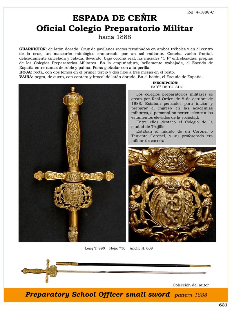 espada de ceir jpg 1750352967 1750353223 - Épée de Ceinture Militaire : Histoire et Détails Uniques