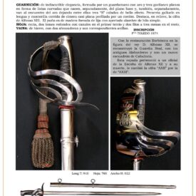 espada de montar jpg 1750158565 1750158827 275x275 - Épée de ceinture d'Alphonse XIII : élégance historique et unique