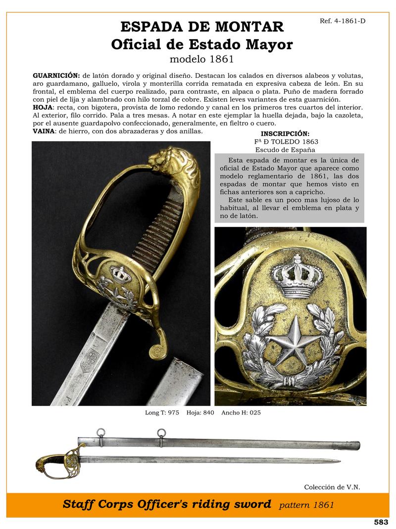 espada de montar oficia de estado mayor modelo 1861 jpg 1749316167 1749316423 - Épée de cavalerie officielle de l'État-major 1861 : élégance et exclusivité