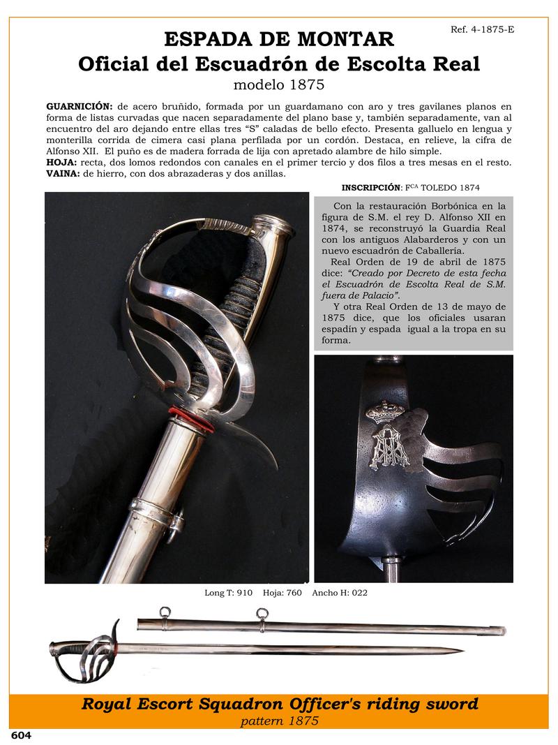 espada de montar oficial del escuadrn de escolta real modelo 1875 jpg 1749812970 1749813228 - Épée d'équitation 1875 : Élégance royale dans chaque détail