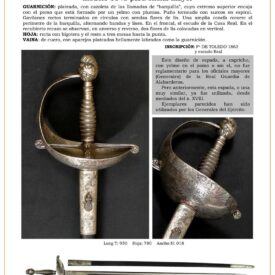 espada general real cuerpo guardias alabarderos modelo 1848 para oficial mayor jpg 1748711365 1748754827 275x275 - Épée d'attelage pour officier : histoire et détails uniques
