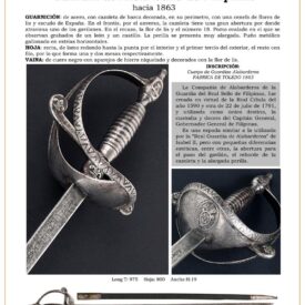 espada guardia del real sello de filipinas jpg 1749402570 1749402830 275x275 - Espadín d'Officiers : Élégance juridique du XIXe siècle