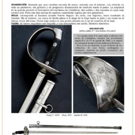 espada sable p s oficial de caballera modelo 1908 jpg 1751000963 1751001222 275x275 - Sabre Militaire Espagnol 1908 : Design Exclusif et Détails Uniques
