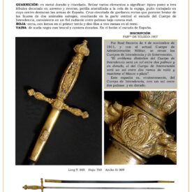 espadn jpg 1751281767 1751282033 275x275 - Sabre Officiel d'Intendance 1911 : Élégance et Distinction