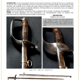 sable alumno de la academia general militar modelo 1883 variante hoja recta y sin emblema jpg 1750072169 1750072413 275x275 - Sabre de l'Académie Générale Militaire : Design Historique Unique