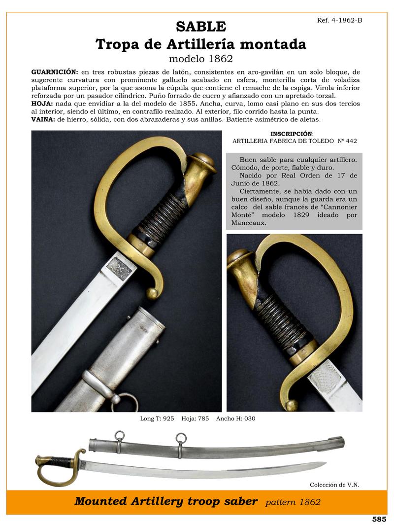 sable jpg 1749359366 1749359620 - Sable d'artillerie monté modèle 1862 : conception et qualité