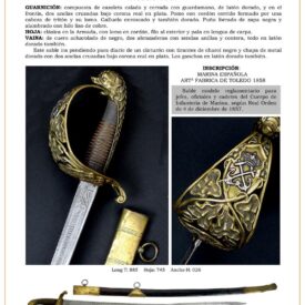 sable oficial cuerpo de infantera de marina modelo 1857 jpg 1748970570 1748970832 275x275 - Épée de ceinture 1867 : Élégance et héritage militaire