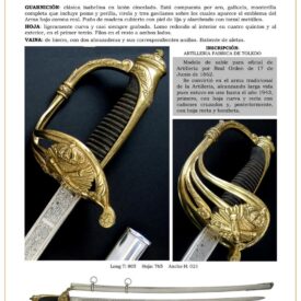 sable oficial de artillera modelo 1862 jpg 1749337764 1749338017 275x275 - Sable d'artillerie monté modèle 1862 : conception et qualité