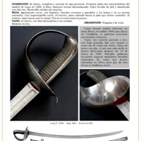 sable oficial de caballera modelo 1860 variante sin orejetas jpg 1749100169 1749100864 275x275 - Épée de cavalerie officielle de l'État-major 1861 : élégance et exclusivité