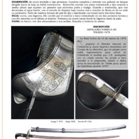 sable oficial de caballera modelo 1878 jpg 1749877767 1749878025 275x275 - Sable Ertzaina : Élégance et Tradition du Pays Basque
