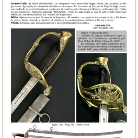 sable oficial de carabineros del reino modelo 1868 jpg 1749510568 1749510822 275x275 - Sable de Carabiniers du Royaume : Histoire et détails uniques