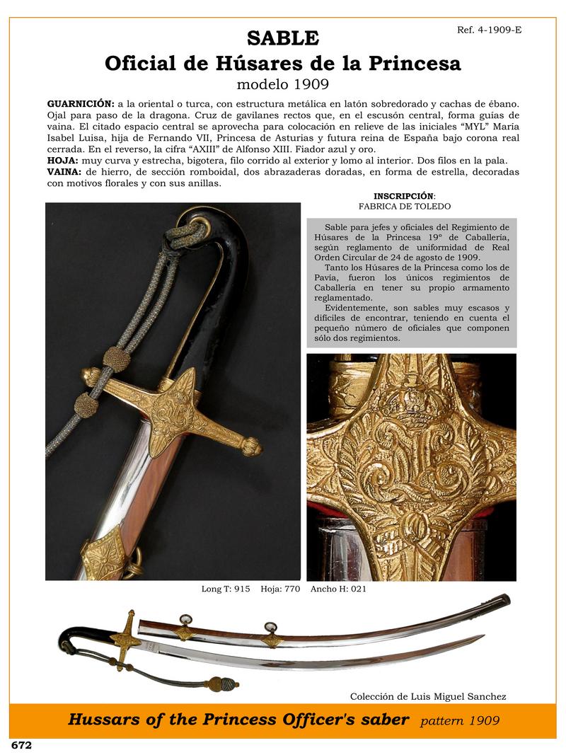 sable oficial de hsares de la princesa modelo 1909 jpg 1751195365 1751195749 - Sabre Officiel des Hussards : Histoire et Exclusivité en 1909