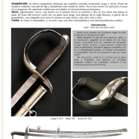sable oficial de infantera modelo 1887 jpg 1750288168 1750288419 275x275 - Sabre de cavalerie légère 1840 : design et élégance inégalés