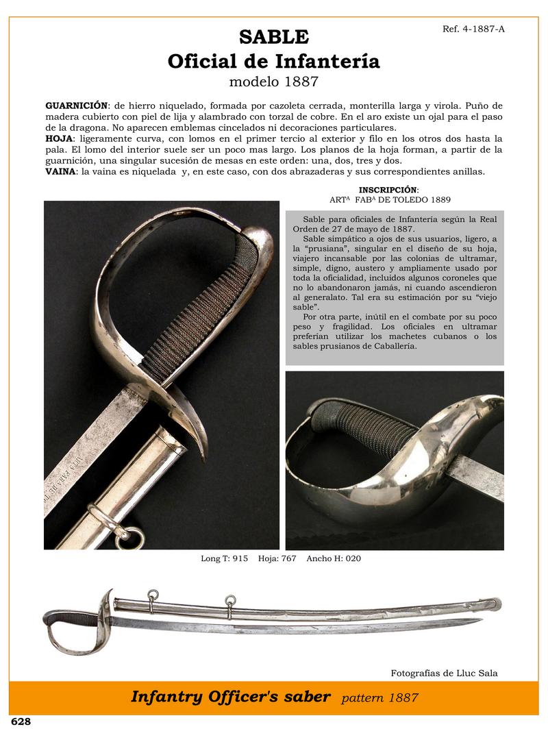sable oficial de infantera modelo 1887 jpg 1750288168 1750288419 - Sabre d'officier d'infanterie : histoire et caractéristiques Pourquoi le choisir